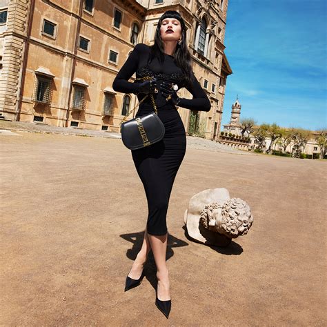 lily james versace campaign